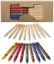 19-teiliges Set | Pappschachtel | Wachsmalkreiden und Buntstifte