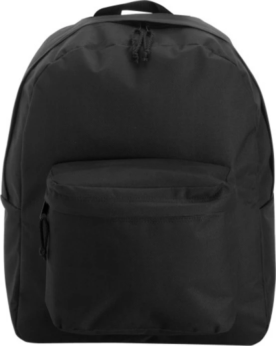 School backpack | Polyester | 37.5x14x44 cm |Adjustable padded shoulder straps | black