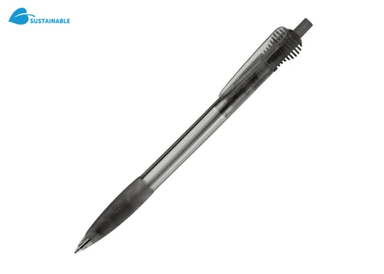 Stylo à bille | Plastique ABS | Pièces transparentes | Transparent Noir