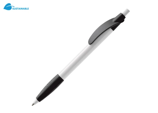 Biros | Plastic | Blauwe inkt | Wit ; Zwart