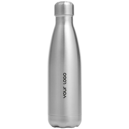 Gourde | Acier inoxydable | 650 ml | Impression 360° | argenté