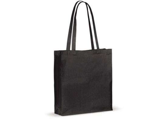Shopping bag | Cotton 140 g/m² | 38x10x42cm | Many colours | Black