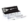 3 pcs barbecue set | Stainless steel | Aluminium box