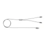 3-in-1 gevlochten nylon kabel, grijs
