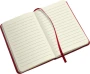 Cuaderno A6 | PU | 96 páginas rayadas | Marcador de cinta y banda elástica
