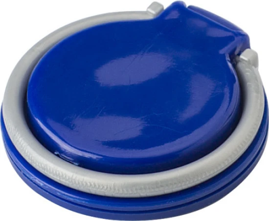 Zelfklevende telefoonhouder | Plastic | Zelfklevend | Ring van 3 cm diameter | rood