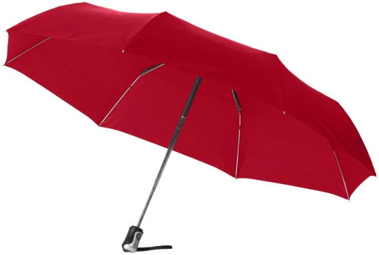 Kleiner Regenschirm | Polyester | 98 cm | Faltbar | Automatisches System | rot
