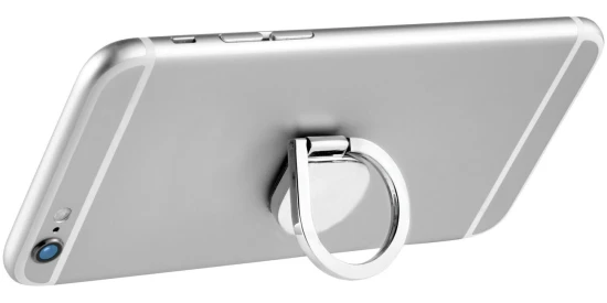Ring phone holder | Zinc alloy | 360 degrees rotation | silver