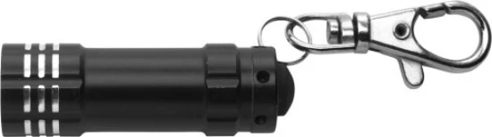 Pocket flashlight | Aluminium | 3 LEDs | Key chain | black
