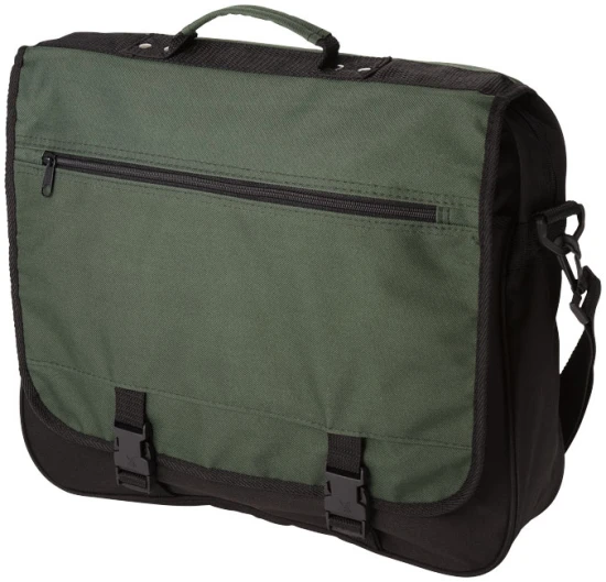 Beurstas | Polyester | Met schouderriem | Donker groen