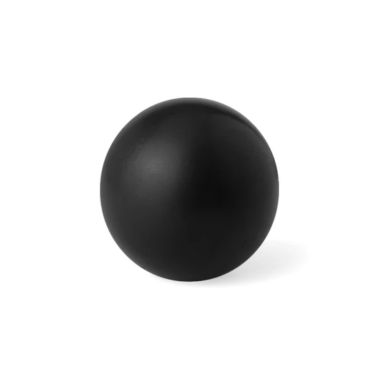 Antistressball | PU | Ø6,2 cm | Weicher Körper mit glänzender Oberfläche | Leicht | Schwarz