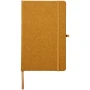 A5 notebook | Cover in leather leftover pieces | 80 sheets | Lined paper