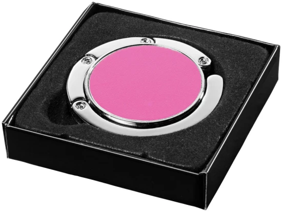 Faltbarer Taschenhaken | Zinklegierung | Kann bis zu 4,5kg halten | magenta