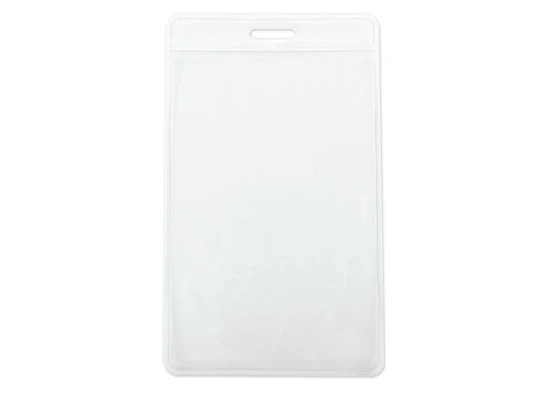 Badgehouder | PVC | 75x125mm | Verticaal | Transparant