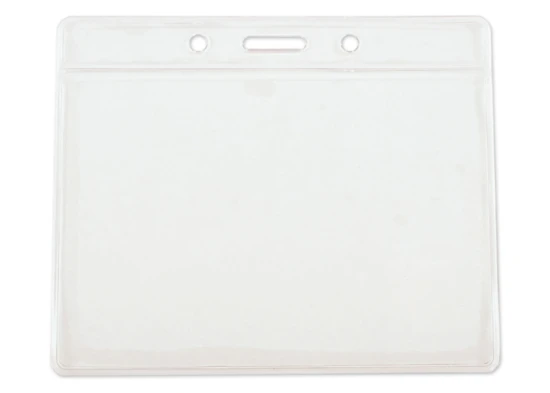 Badgehouder | PVC | Om aan een sleutelkoord te bevestigen | Transparant