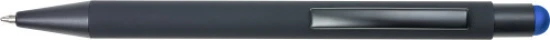 Stylus pen | Aluminium and metal | Rubber coating | cobalt blue