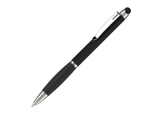 Stylus pen | ABS kunststof en metaal | Rubber grip | Zwart