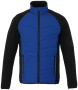 Hybrid jacket | Nylon and interlock knit | For men | Imitated down insulation
