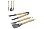 3-delige BBQ set | Metaal & hout | Kan worden opgehangen