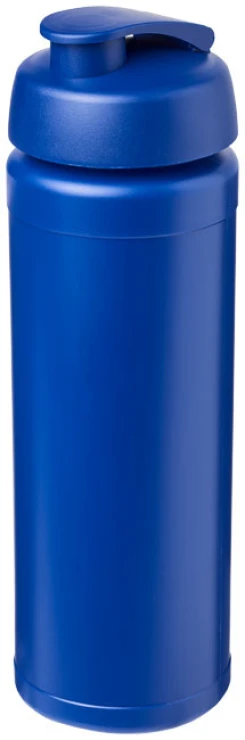 Flip lid sport bottle | Plastic | 750ml | With integrated finger grip | blue