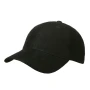 Baseballcap | Geborsteld katoenen twill | 6 panelen | Klittenbandsluiting