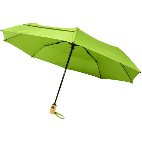 Opvouwbare paraplu | 98 cm | Automatische opening | RPET polyester | Milieuvriendelijk | lime
