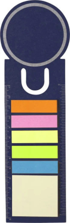 Bookmark | Cardboard | 96 sticky notes | Recyclable & biodegrable | blue