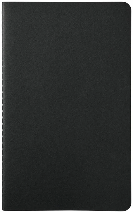 A5 notebook | Moleskine Journal L | 80 ruled pages | Cardboard cover | solid black