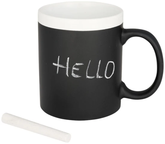 Mug | Ceramic | 330 ml | Incl. chalk | white