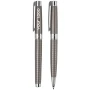 Charles Dickens pennenset | Metaal | Grijze metallic balpen en rollerbalpen