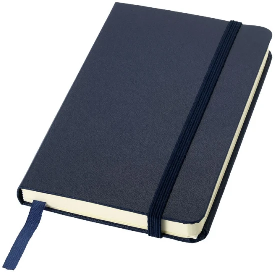 A6 notebook | Cardboard | 80 sheets |Lined paper | Hard cover | navy
