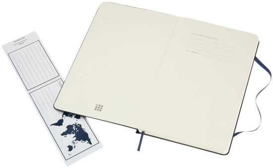 A5 notebook | Moleskine | 240 dotted pages | Hard cover | sapphire blue