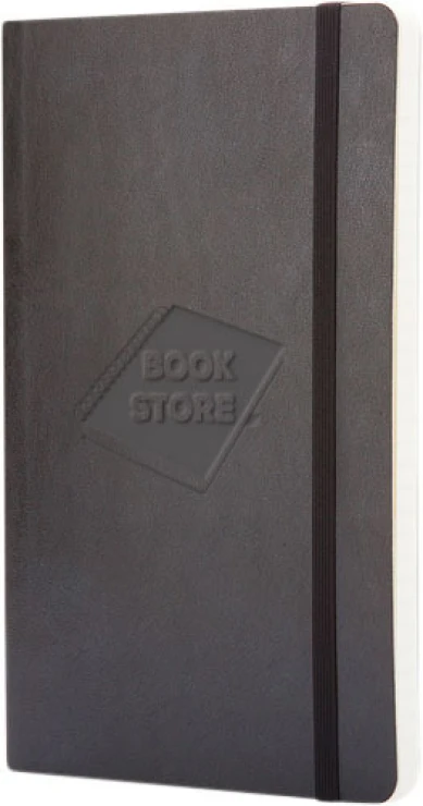 Moleskine notebook | Leatherette paper | Large | With soft cover | solid black