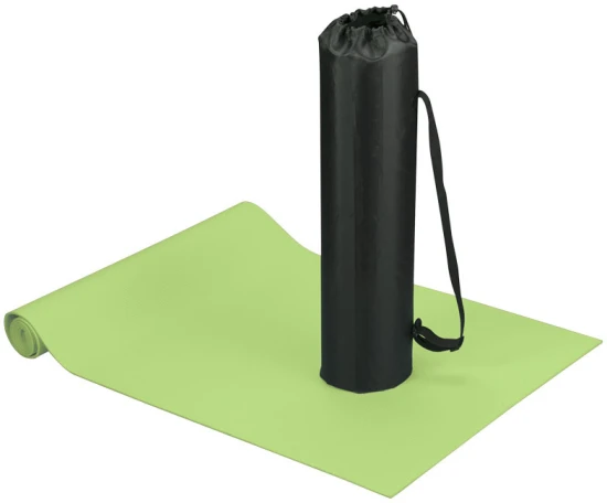 Fitness- en yogamat | Polyester en schuim | 60cm x 170cm x 0,5cm | lime
