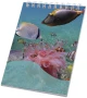 Blocco note A7 | 50 pagine bianche | Cartoncino lucido | Stampabile