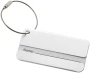 Bagagelabel | Aluminium | 8x4cm | Met kabel