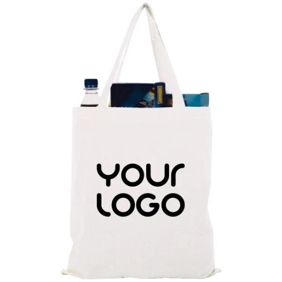 Shopper | Katoen 110 g/m² | 42x38x0.5cm | Korte hengsels | khaki (écru)