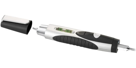 Multitool | Plastic | 6 functies | Inclusief batterij | zwart;zilver