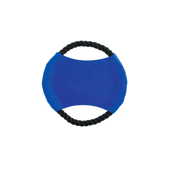 Pet frisbee | Cotton & Polyester | Resistant rope | Blue