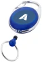 Badge sleutelhanger | Kunststof| Intrekbaar koord