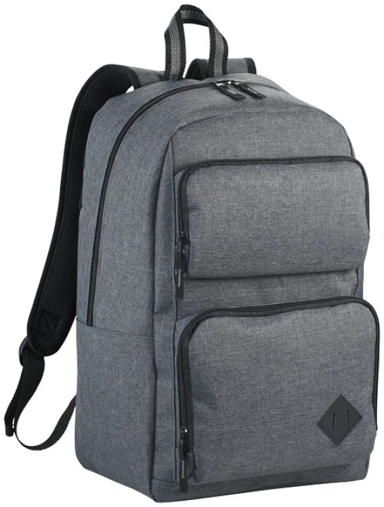 Laptop-Rucksack | Polyester | 20L | Reißverschlußfach | heather grau
