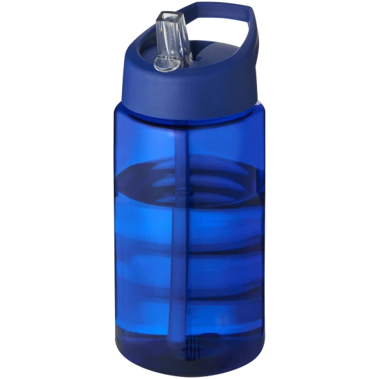 Enkelwandige sportfles | PET kunststof | 500 ml | Vingergreep ontwerp | blauw