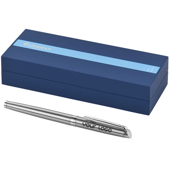 Waterman rollerbalpen | Roestvrij staal | Zwarte inkt | zilver