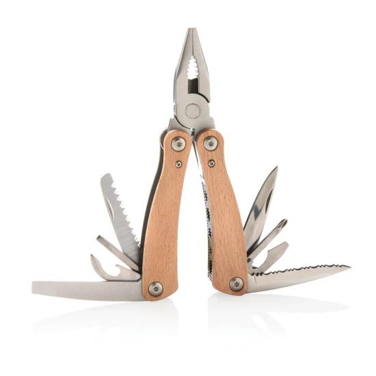 Multitool large | Wood | 13 functions | Brown (4665)