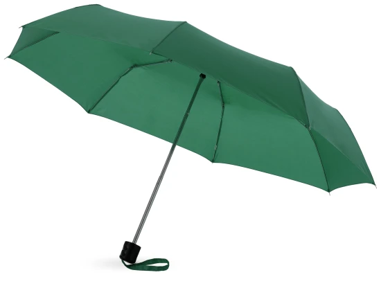 Parapluie pliable | Polyester | 97 cm | Petit et compact | Sans capuchons de protection | vert