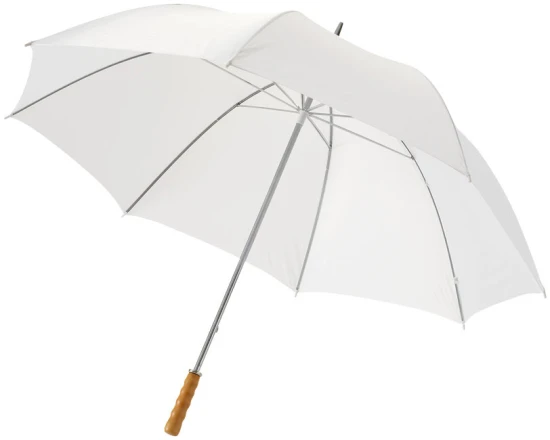 Großer Regenschirm |Polyester | 130 cm |  Verschiedene Farben | weiss