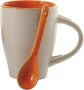 Taza con cuchara | 300 ml | Pocas piezas