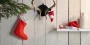 Ronde stress bal | PU schuim | Kerstman ontwerp