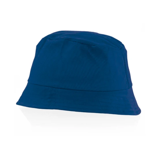 Kinder Bucket hoed | 100% Katoen | Eén maat: 54cm | Blauw
