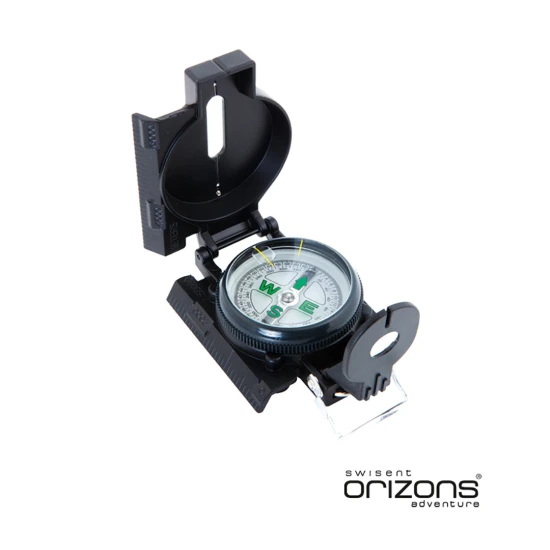 Compass | Resistant aluminium | High precision | Black